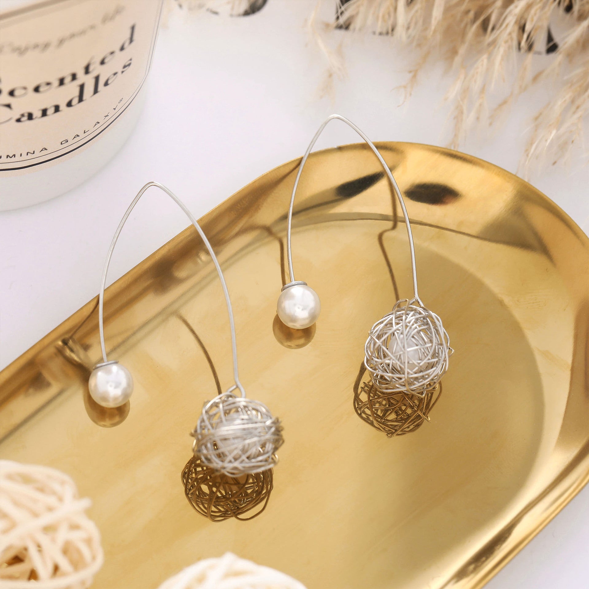 Beautiful Pearl Earring with Unique Style