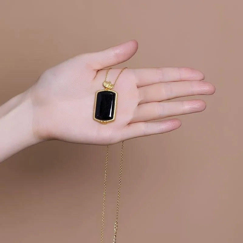 Vintage Handmade Gold Necklace