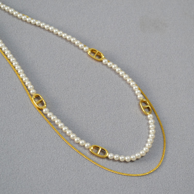 Beautiful Pearl Necklace with Unique Style