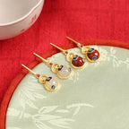 Vintage Handmade Gold Earring