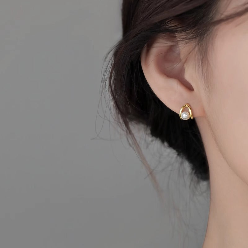 Vintage Handmade Pearl Earring