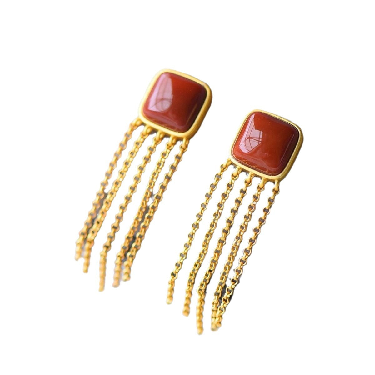 Vintage Handmade Gold Earring