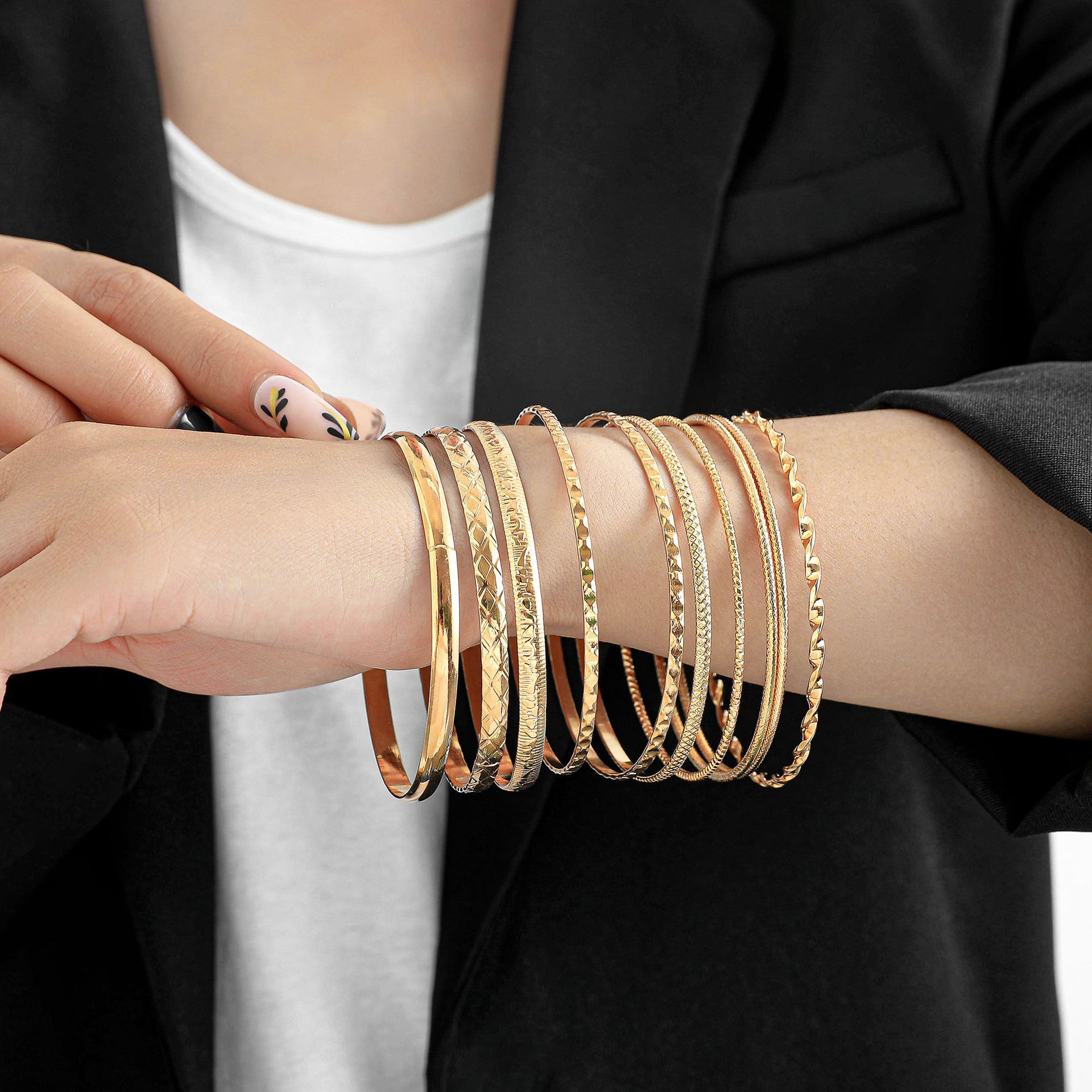 Vintage Handmade Gold Set