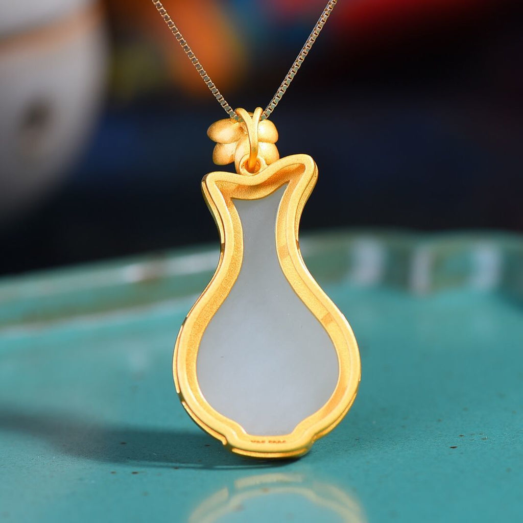 Vintage Handmade Gold Necklace