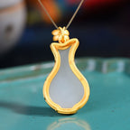 Vintage Handmade Gold Necklace