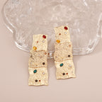 Vintage Handmade Gold Earring