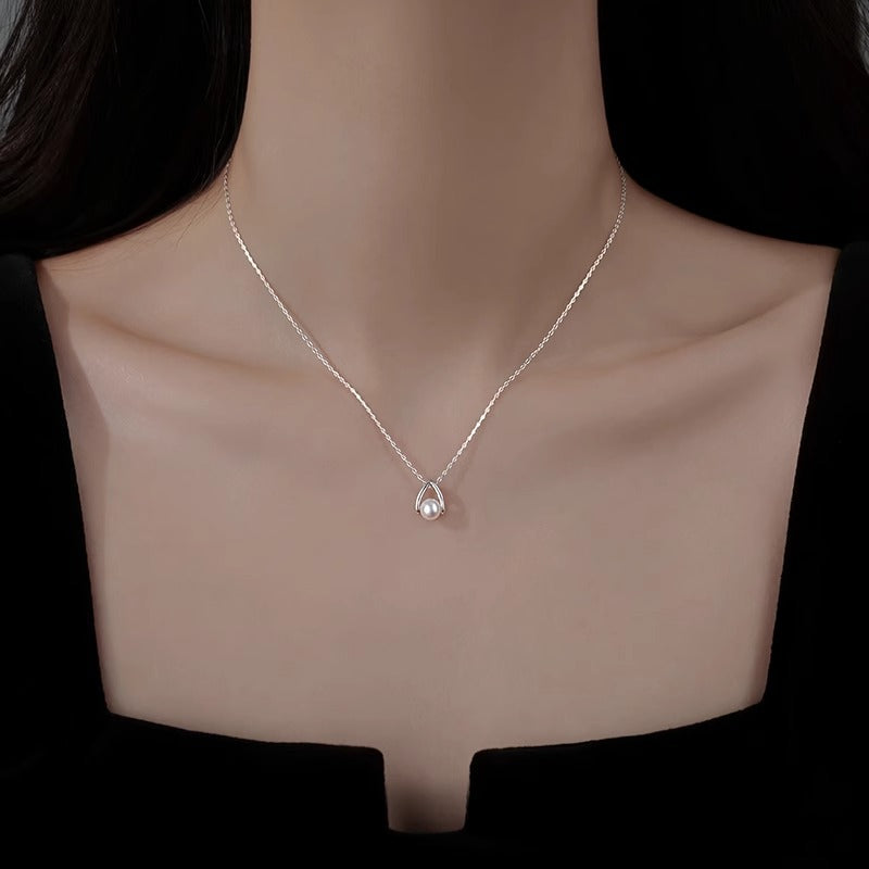 Vintage Handmade Pearl Necklace