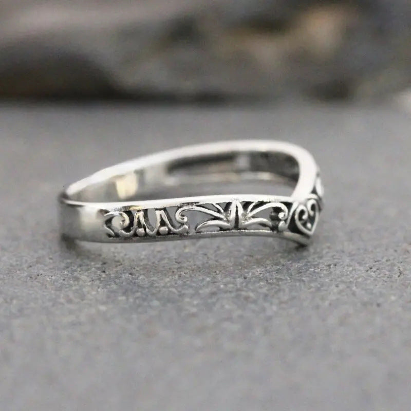 Beautiful Silver Ring with Unique Style