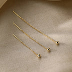 Vintage Handmade Gold Earring