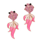 Vintage Handmade Gold Earring