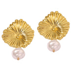 Vintage Handmade Gold Earring