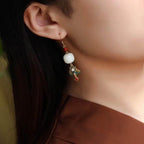 Vintage Handmade Gold Earring