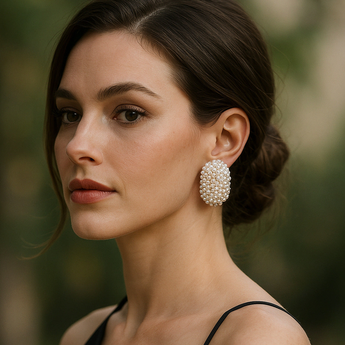 Beautiful Pearl Earring with Unique Style