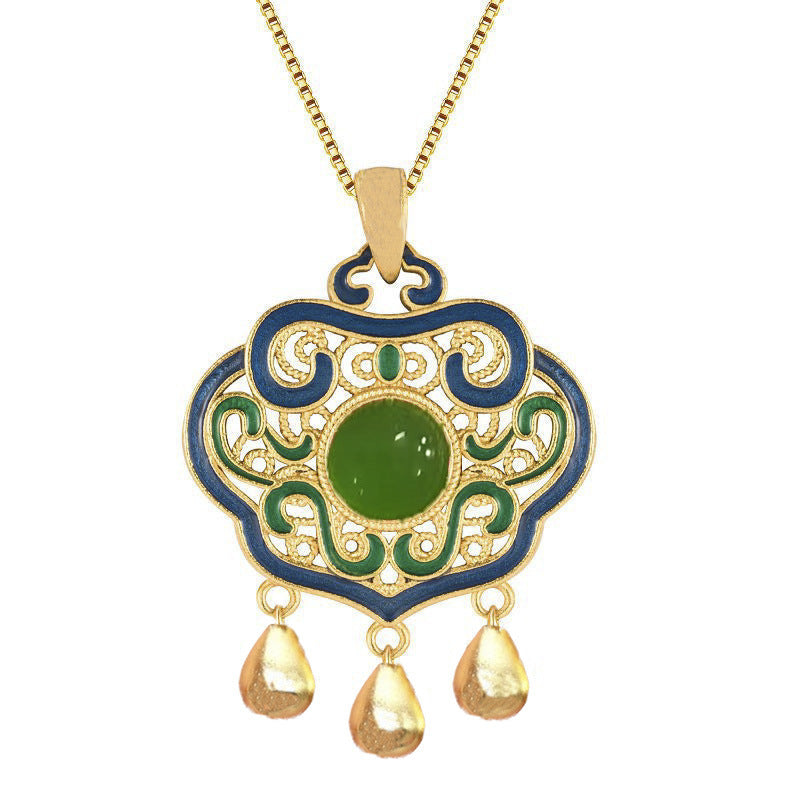 Vintage Handmade Gold Necklace