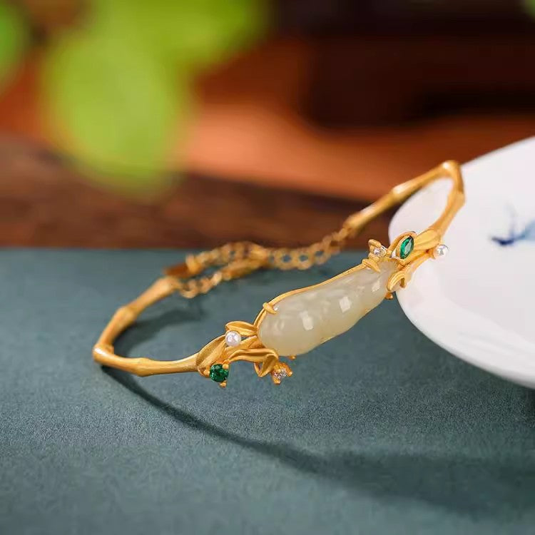 Vintage Handmade Gold Bracelet