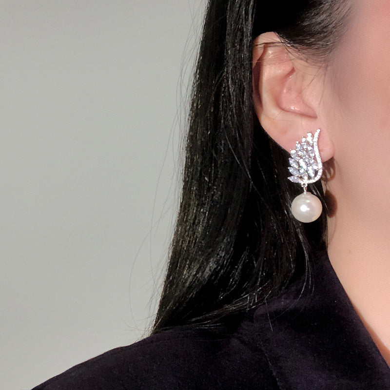 Delicate Artisan Pearl Earring