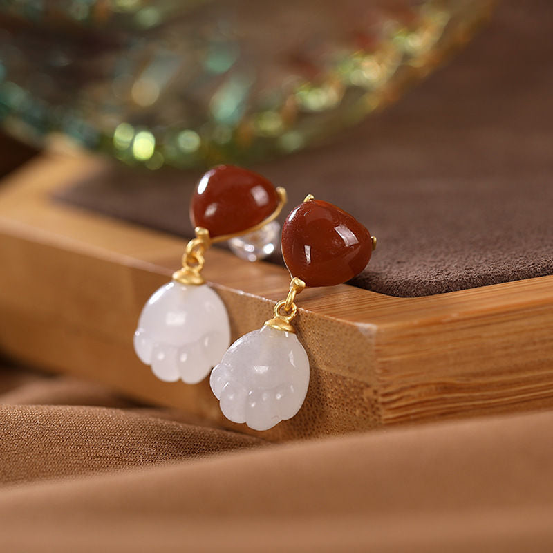 Vintage Handmade Gold Earring