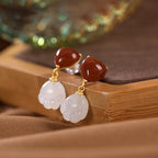 Vintage Handmade Gold Earring