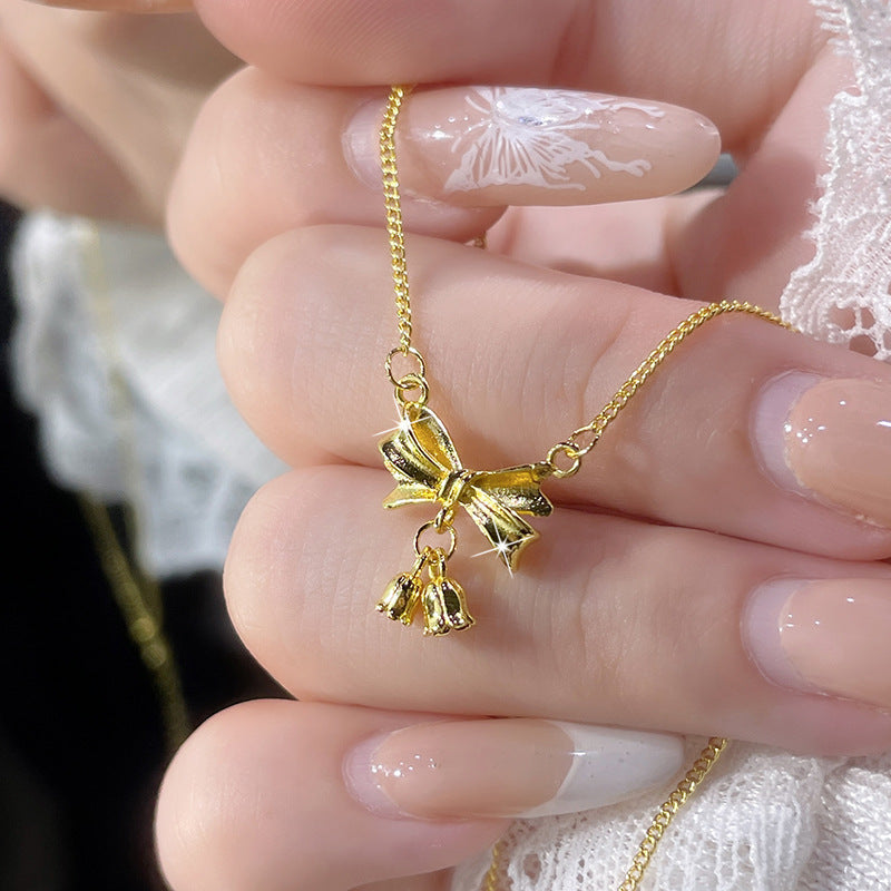 Vintage Handmade Gold Necklace