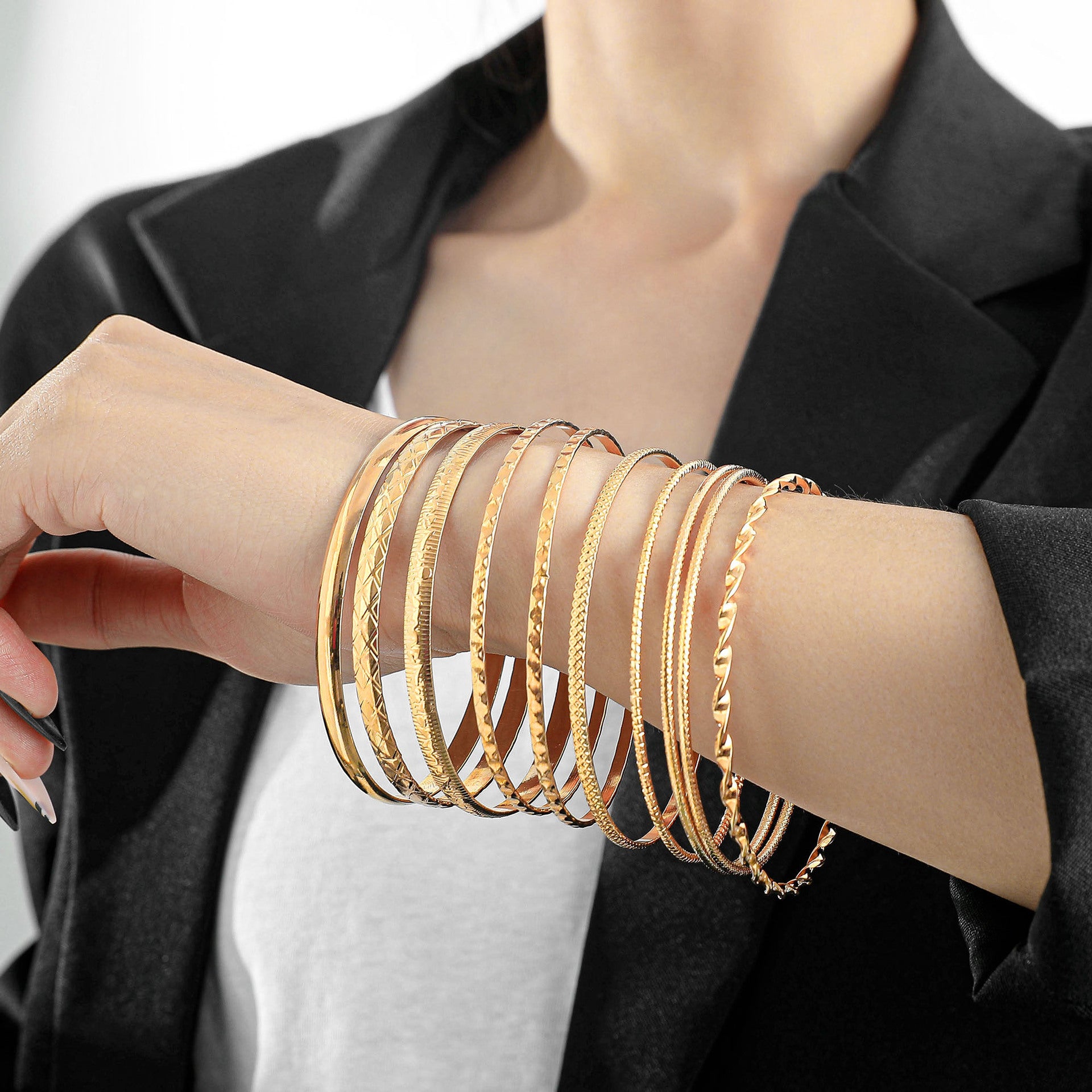 Vintage Handmade Gold Set