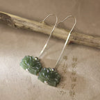 Vintage Handmade Silver Earring