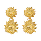 Vintage Handmade Gold Earring