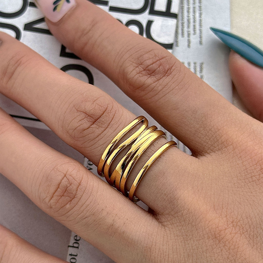 Beautiful Gold Ring with Unique Style