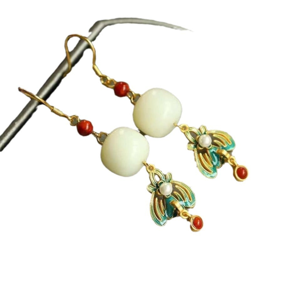 Vintage Handmade Gold Earring