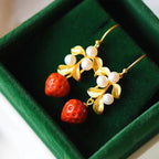 Vintage Handmade Gold Earring