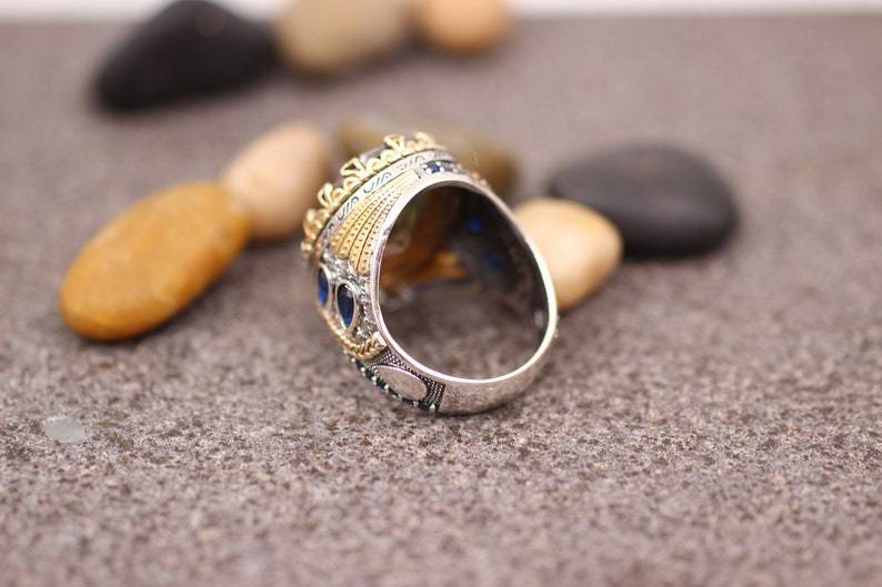 Delicate Artisan Gold Ring