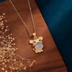 Vintage Handmade Gold Necklace