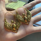 Delicate Artisan Gold Earring