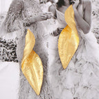 Vintage Handmade Gold Earring