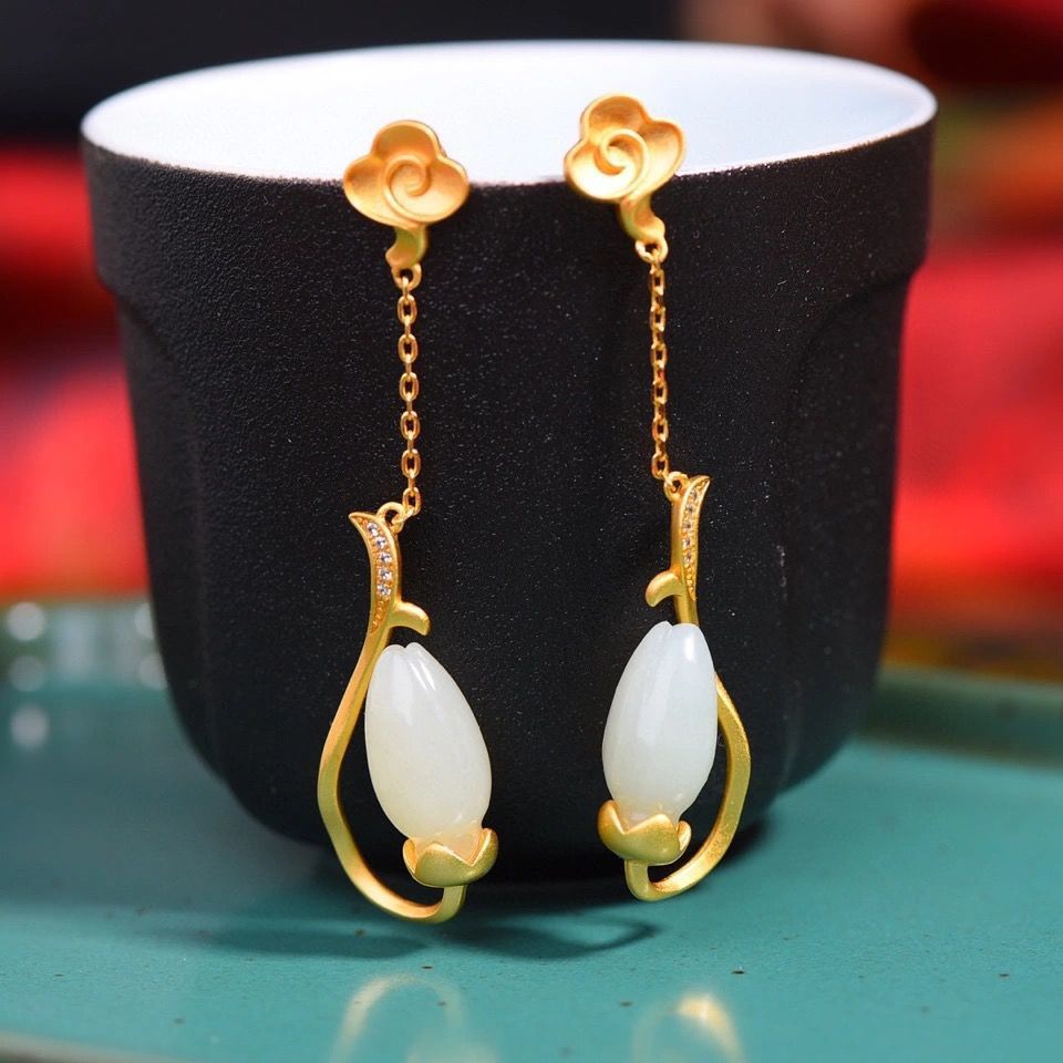 Vintage Handmade Silver Earring