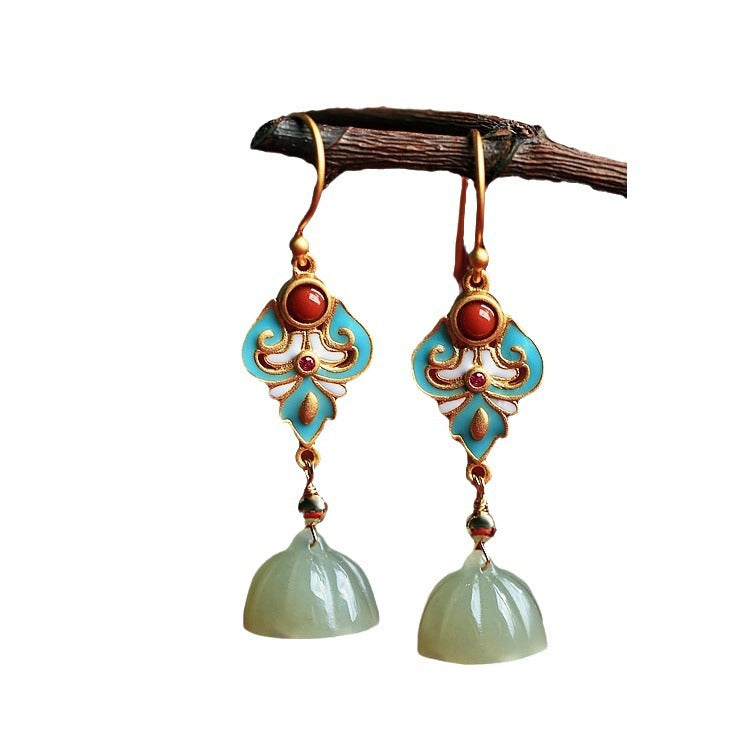 Vintage Handmade Gold Earring