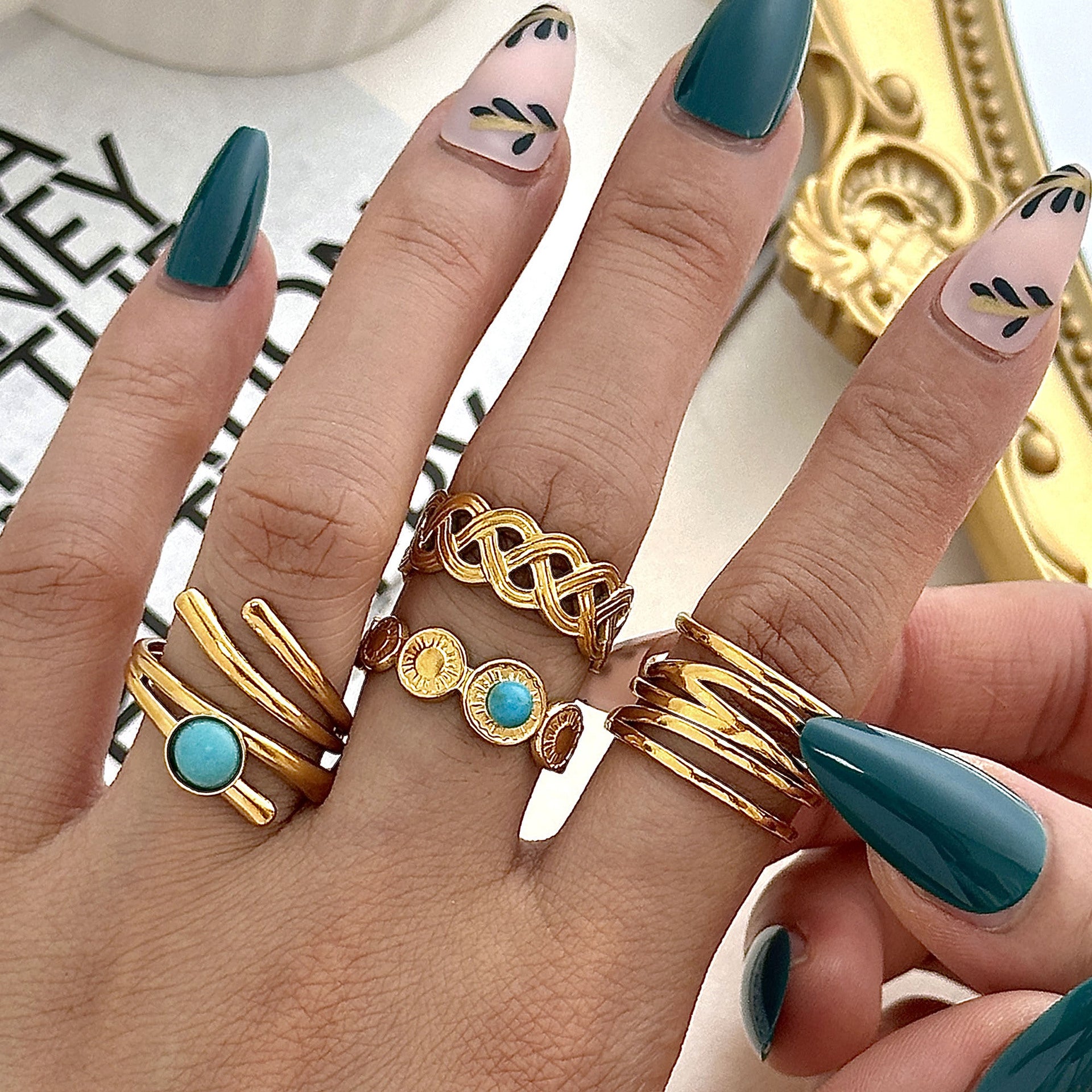 Beautiful Gold Ring with Unique Style