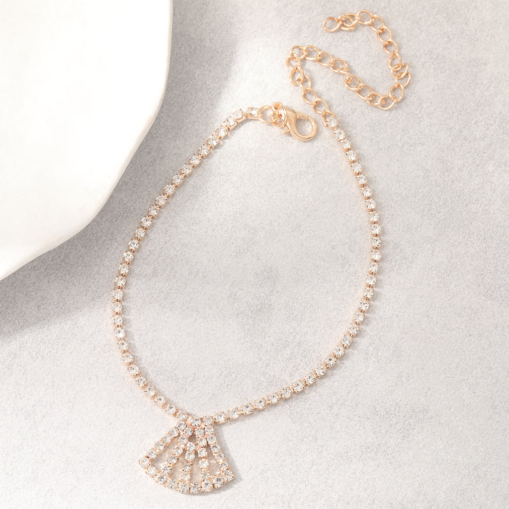 Vintage Handmade Gold Anklet