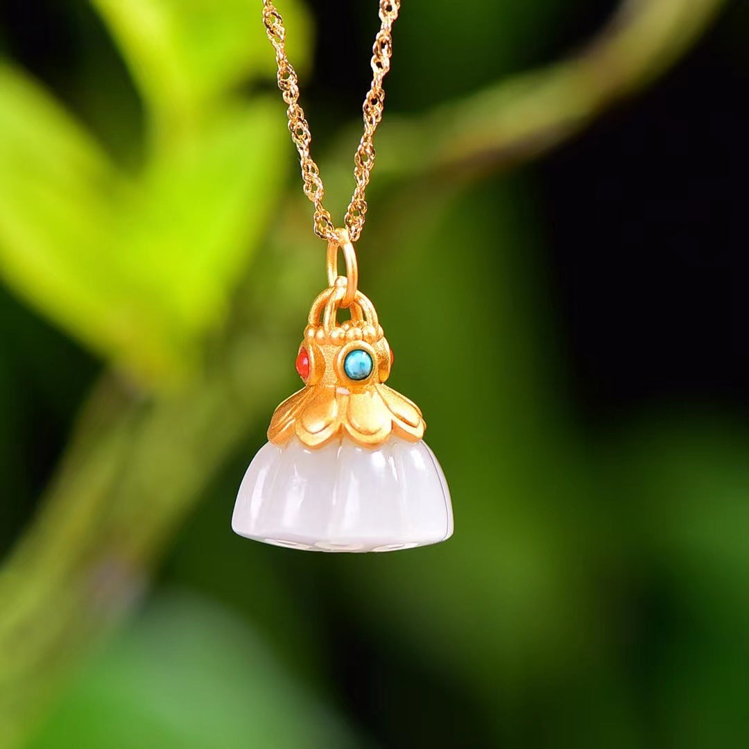 Vintage Handmade Gold Necklace