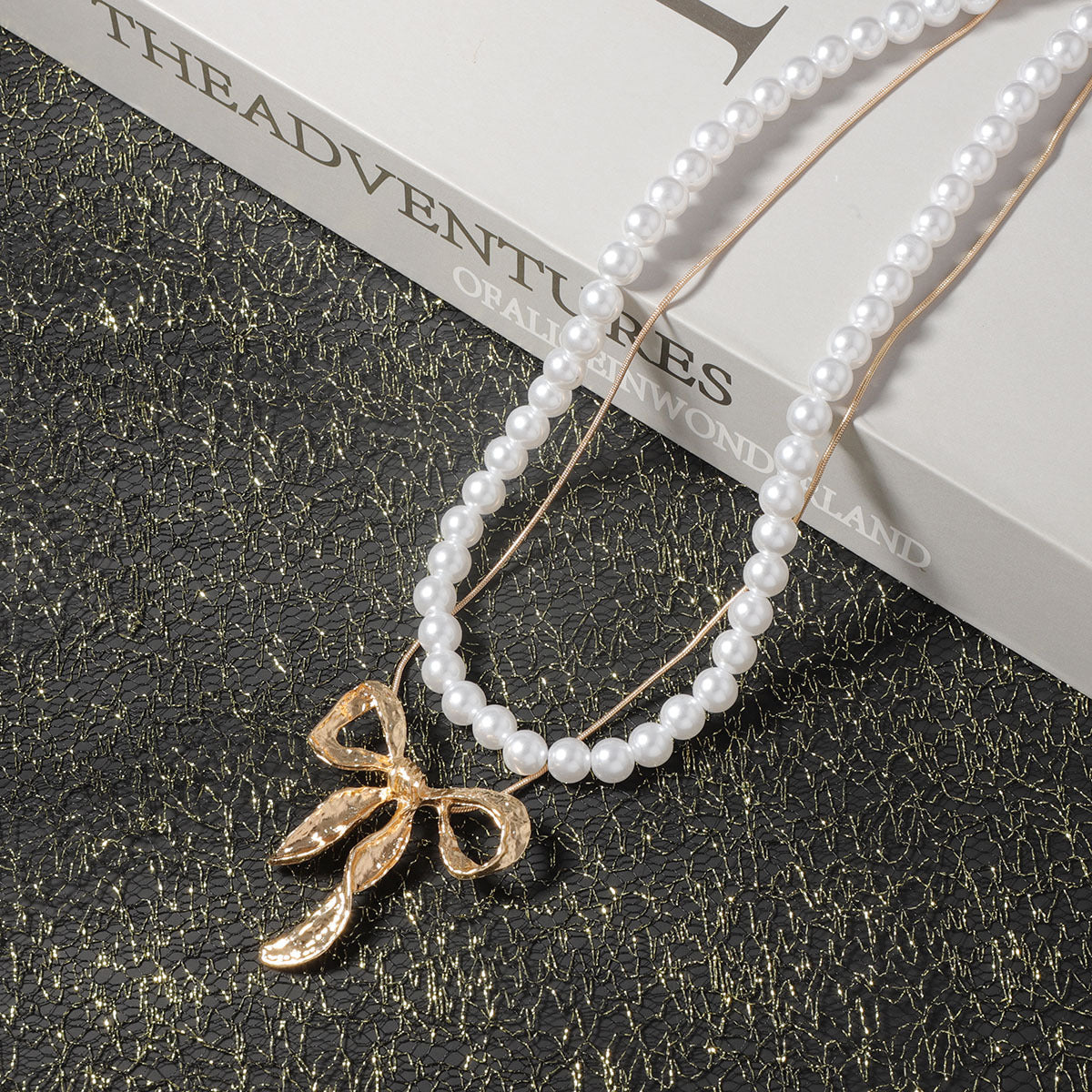 Vintage Handmade Pearl Necklace