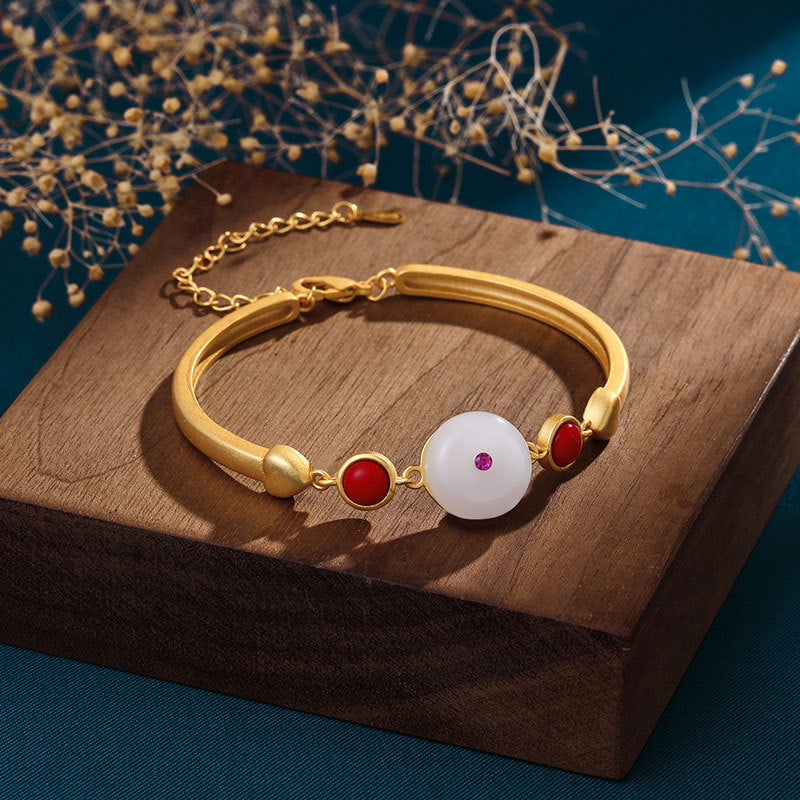 Vintage Handmade Gold Bracelet