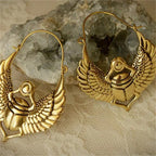 Delicate Artisan Gold Earring