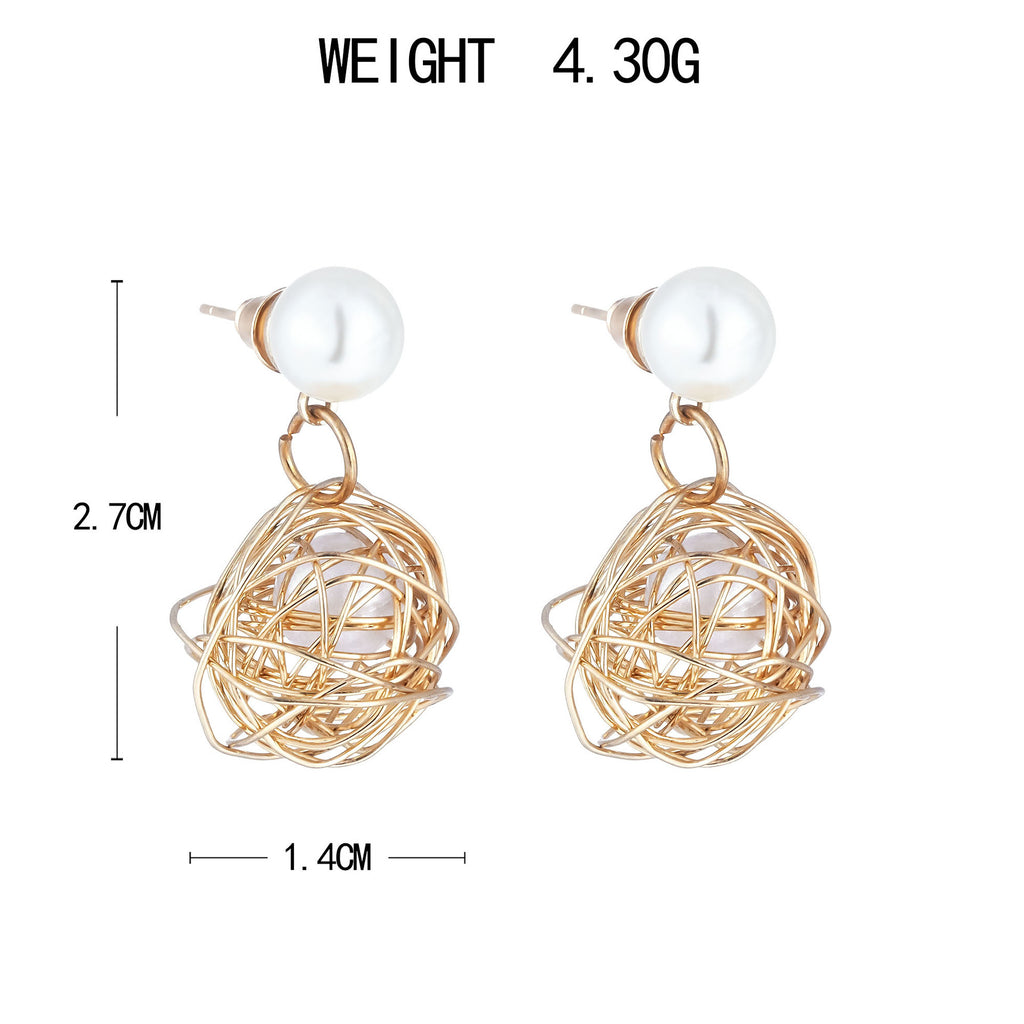 Beautiful Pearl Earring with Unique Style