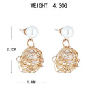 Beautiful Pearl Earring with Unique Style