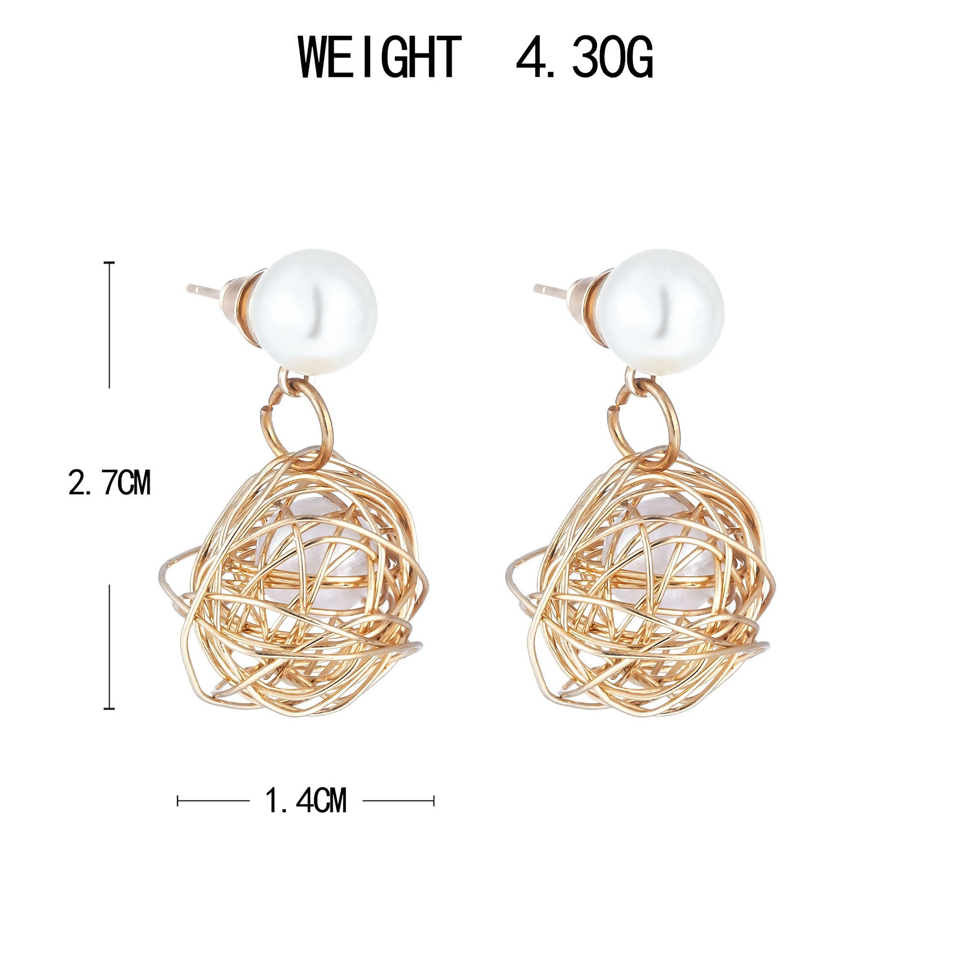 Beautiful Pearl Earring with Unique Style