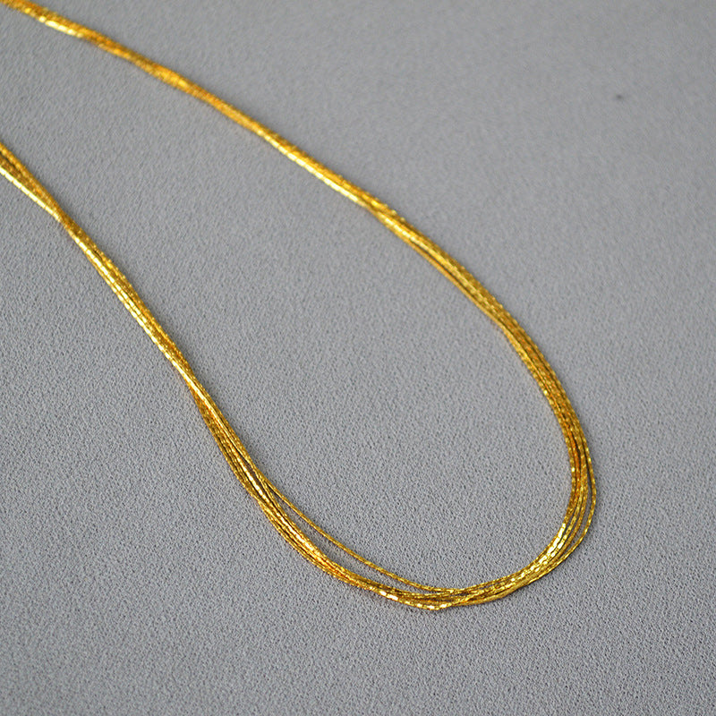 Beautiful Gold Necklace with Unique Style