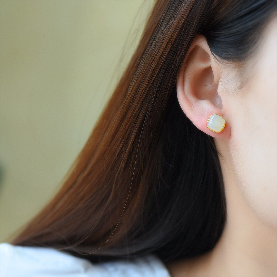 Vintage Handmade Silver Earring