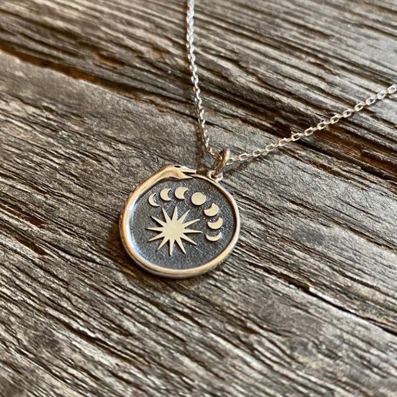 Delicate Artisan Gold Pendant