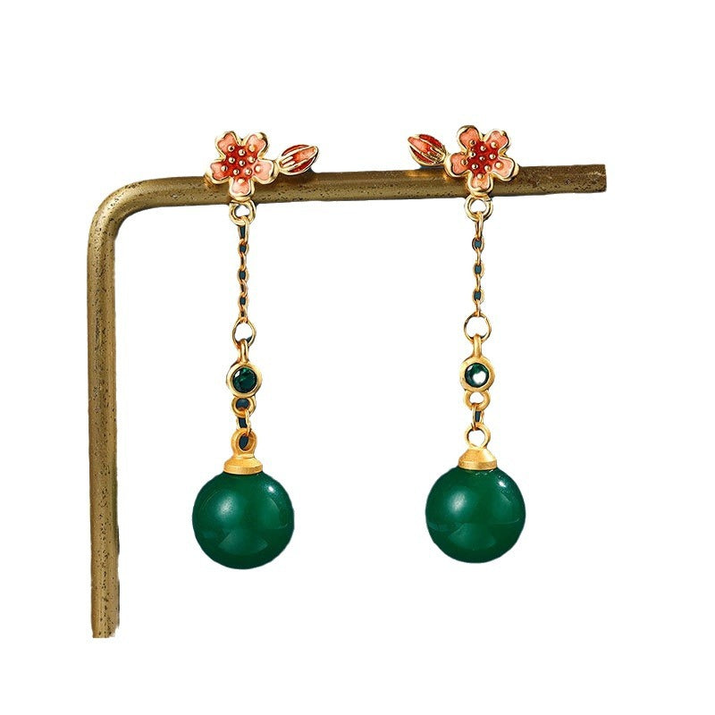 Vintage Handmade Gold Earring