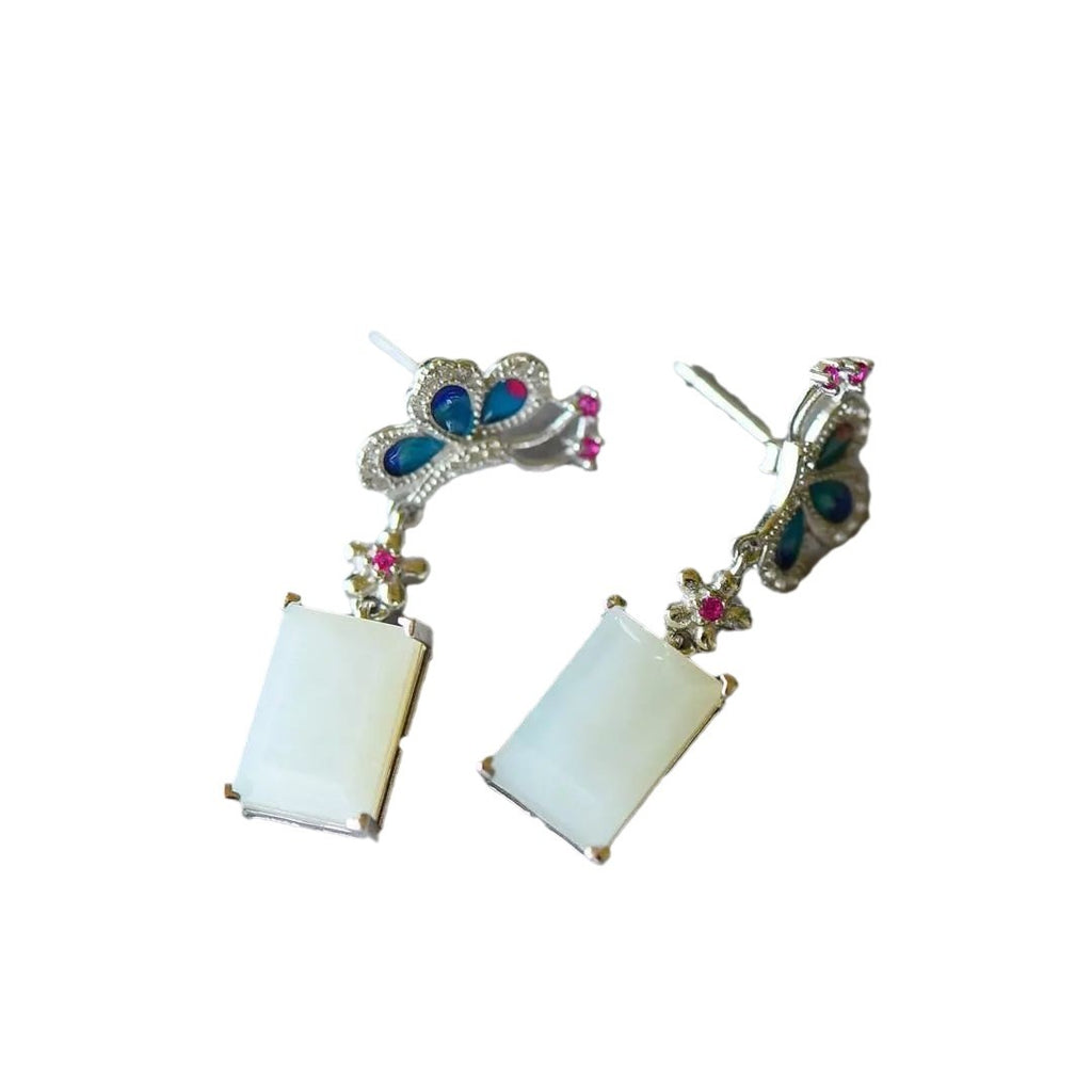 Vintage Handmade Silver Earring