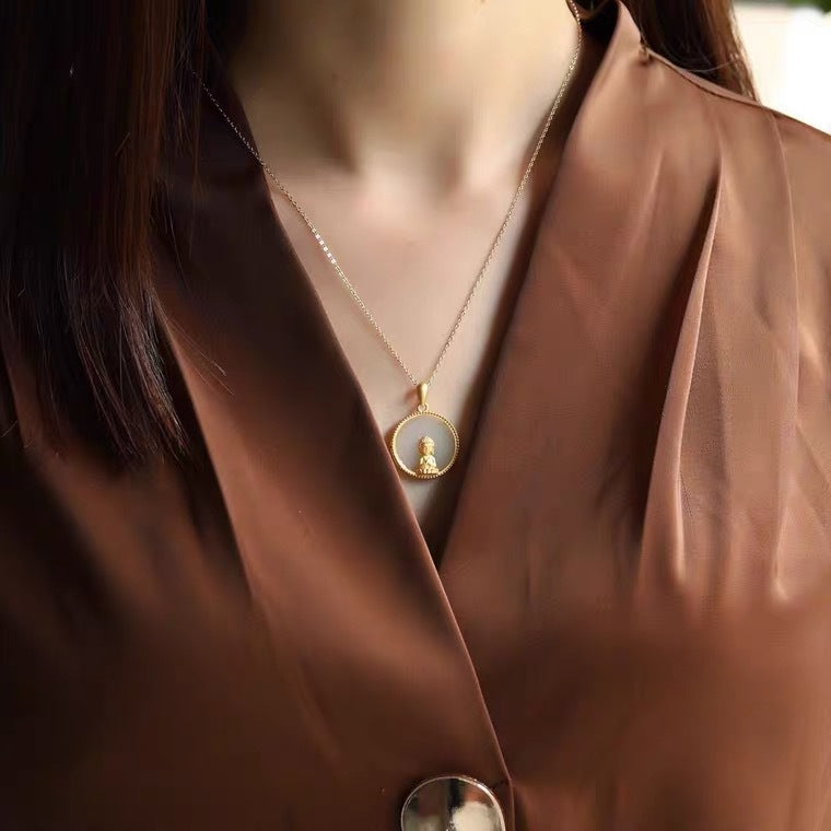 Vintage Handmade Gold Necklace